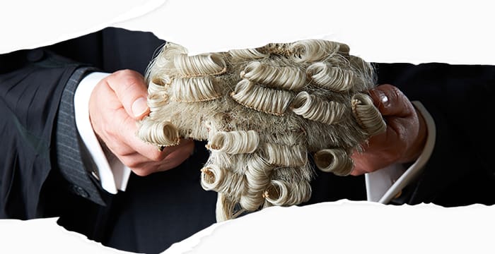 barristers lawyers wig 